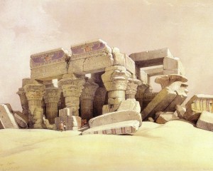 Old ruins in the sun
